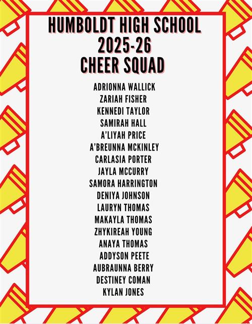 24/25 High School Cheer squad